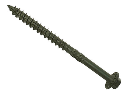 Forgefix Timber Fixing Screws Green Treated 6.3 X 100Mm Bag 20
