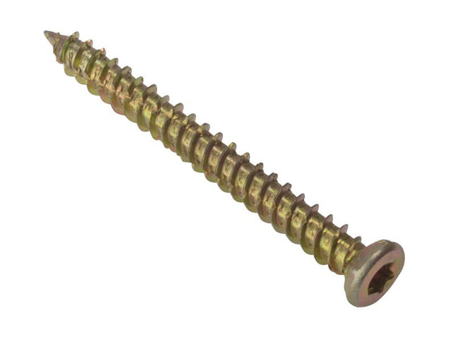 ForgeFix Concrete Frame Screw ZYP 7.5 x 102mm Box 100 