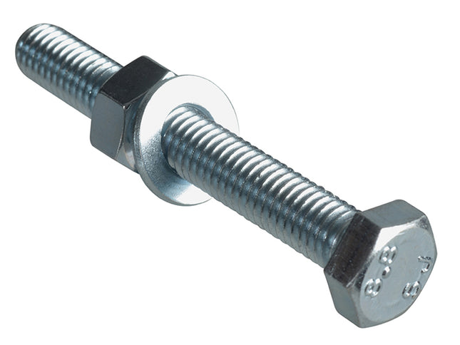 Forgefix High Tensile Set Screw Zp M8 X 60Mm Forgepack 4