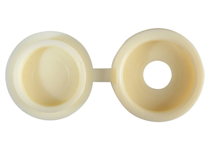 Forgefix Hinged Cover Cap Cream No. 6-8 Forgepack 20