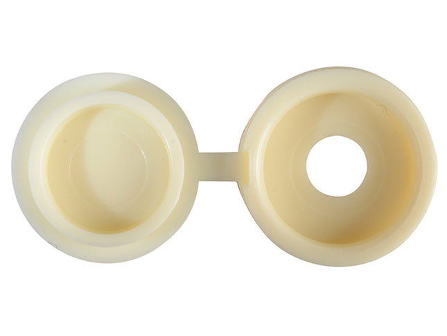 Forgefix Hinged Cover Cap Cream No. 6-8 Forgepack 20