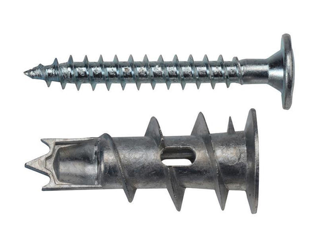 Forgefix Zinc Plasterboard Fixing 4.5 X 35Mm Forgepack 6