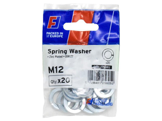 Forgefix Spring Washer M12 Forgepack 20