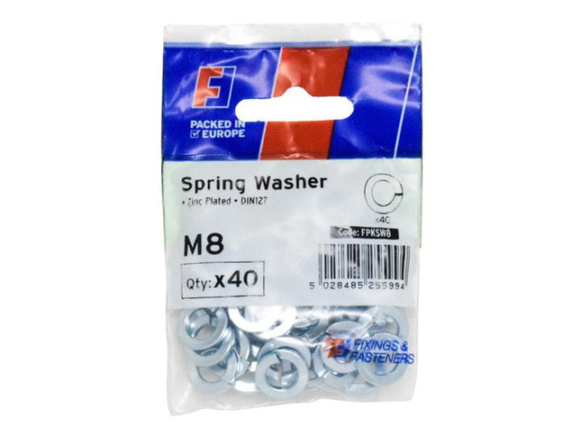 Forgefix Spring Washer M8 Forgepack 40
