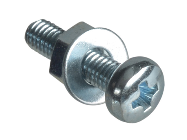 Forgefix Machine Screw Pozi Compatible Pan Head Zp M3 X 12Mm Forgepack 50