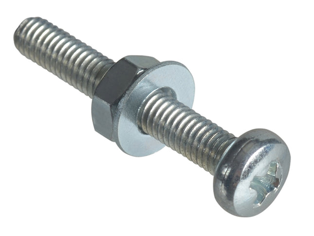 Forgefix Machine Screw Pozi Compatible Pan Head Zp M3 X 20Mm Forgepack 50