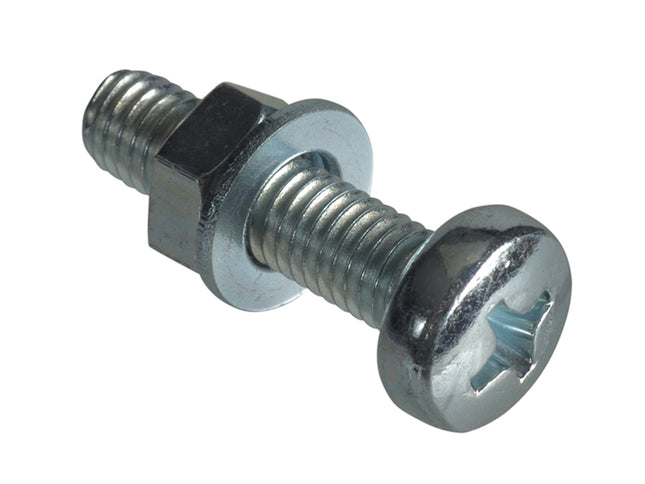 Forgefix Machine Screw Pozi Compatible Pan Head Zp M5 X 20Mm Forgepack 15
