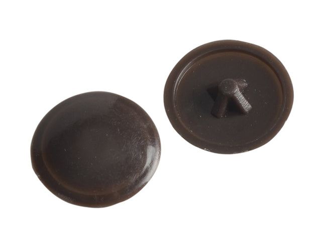 Forgefix Pozi Compatible Cover Cap Dark Brown No.6-8 Forge Pack 50