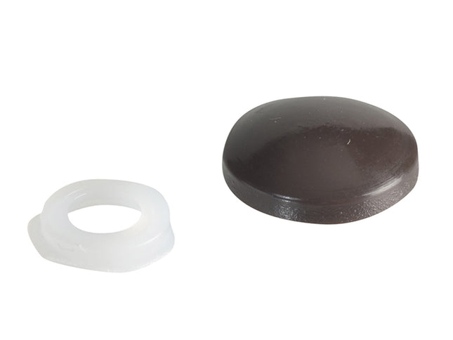 Forgefix Domed Cover Cap Dark Brown No. 6-8 Forgepack 20