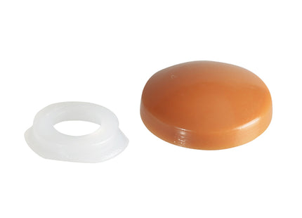 Forgefix Domed Cover Cap Light Brown No. 6-8 Forgepack 20