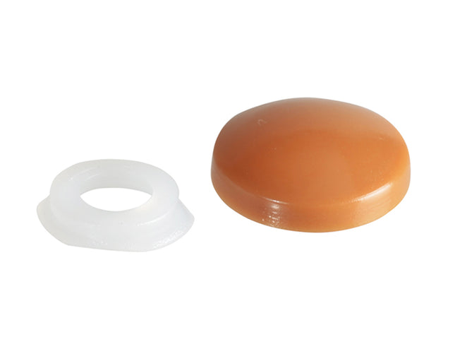 Forgefix Domed Cover Cap Light Brown No. 6-8 Forgepack 20