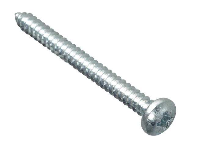 Forgefix Self-Tapping Screw Pozi Compatible Pan Head Zp 2In X 10 Forgepack 8