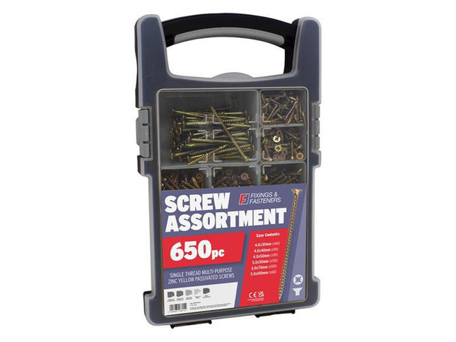 Forgefix Multi-Purpose Screw Organiser 650 Piece