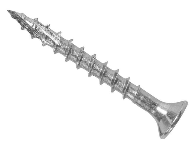 Forgefix Forgefast Pozi Compatible Exterior Screws Etech Silver 4.0 X 40Mm Box 200
