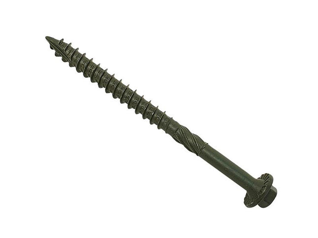 Forgefix Spectre Advanced Timber Fixing Screws Green 6.3 x 75mm - SPETF75G - Box of 50