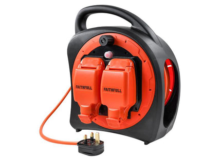 Faithfull Power Plus Outdoor Cable Reel Ip54 230V 18M 13A