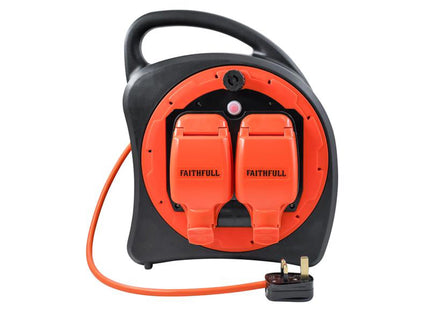 Faithfull Power Plus Outdoor Cable Reel Ip54 230V 18M 13A
