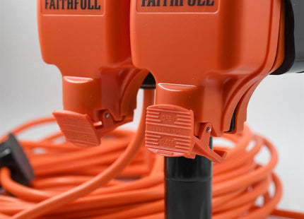 Faithfull Power Plus Outdoor Ground Spike Socket Ip54 230V 15M 13A