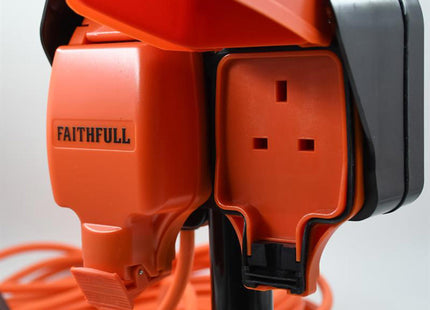 Faithfull Power Plus Outdoor Ground Spike Socket Ip54 230V 15M 13A