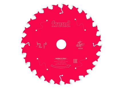 Freud Wood Circular Saw Blade 165 X 20 X 1.7/1.3Mm X 24T