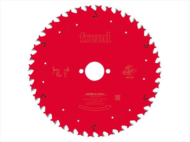 Freud Wood Circular Saw Blade 210 X 30 X 2.4/1.8Mm X 40T