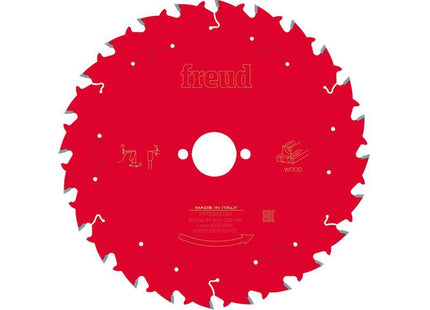 Freud Wood Circular Saw Blade 210 X 30 X 2.4/1.8Mm X 24T