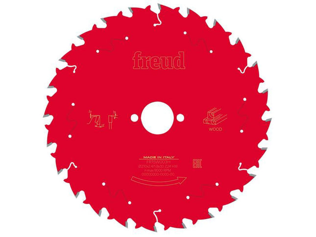 Freud Wood Table Saw Blade 250 X 30 X 2.8/1.8Mm X 24T