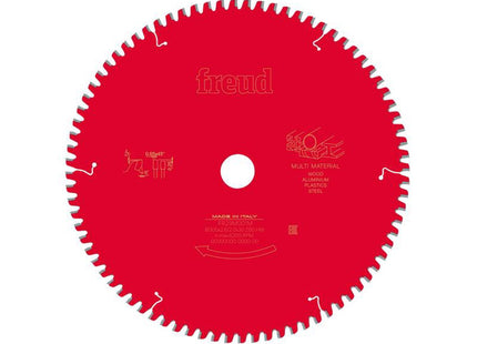 Freud Multi-Material Mitre Saw Blade 305 X 30 X 2.6/2Mm X 72T
