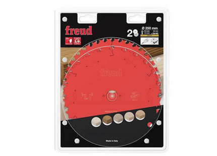 Freud Wood Circular Saw Blade 2 Pack 250 X 30 X 2.8Mm X 24T / 40T