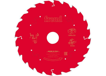 Freud Wood Circular Saw Blade 190 X 30 X 1.45/1Mm X 24T