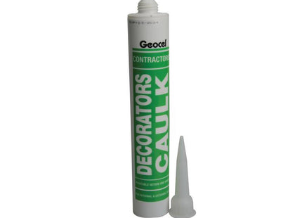 Geocel Contractors Caulk White 380ml - 2939801/C06 - Paintable in One Hour
