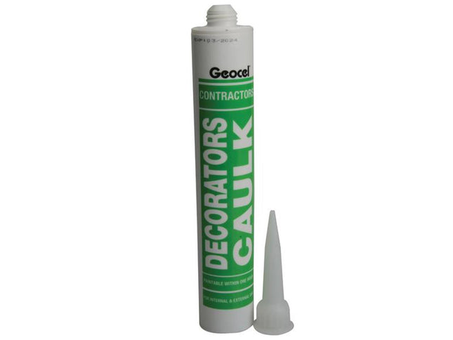 Geocel Contractors Caulk White 380ml - 2939801/C06 - Paintable in One Hour