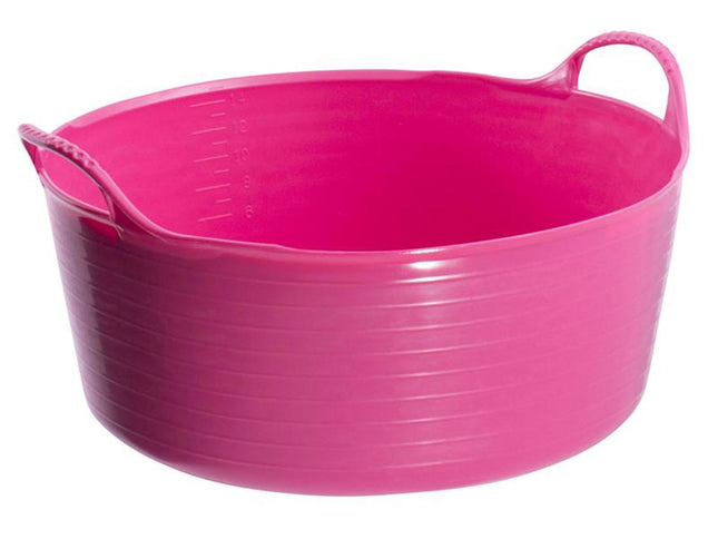 Red Gorilla Tub Trug Shallow Pink 15L Sp15pk