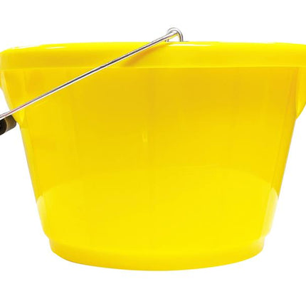 Red Gorilla B4 Shallow Bucket Yellow 10 litre