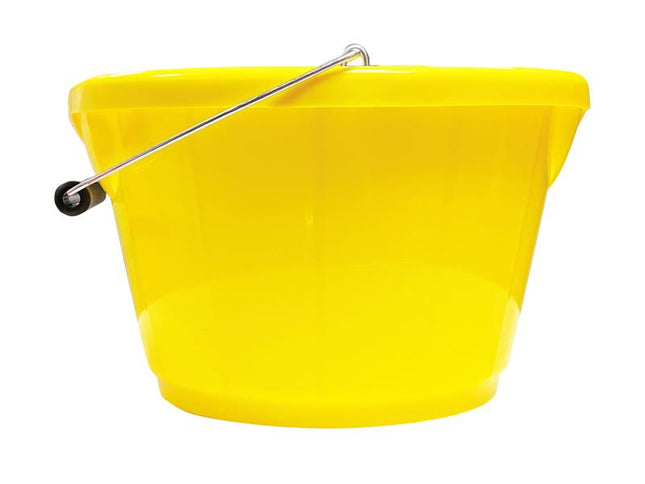 Red Gorilla B4 Shallow Bucket Yellow 10 litre