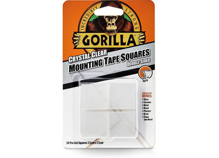 Gorilla Glue Mounting Tape Squares X 24