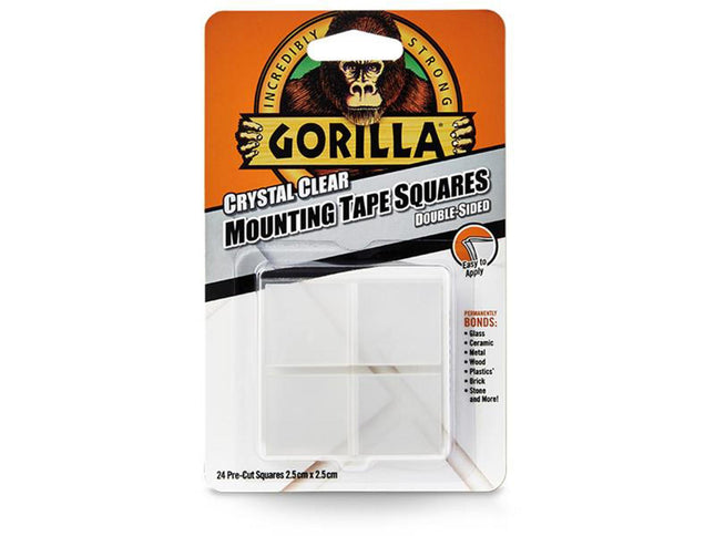 Gorilla Glue Mounting Tape Squares X 24