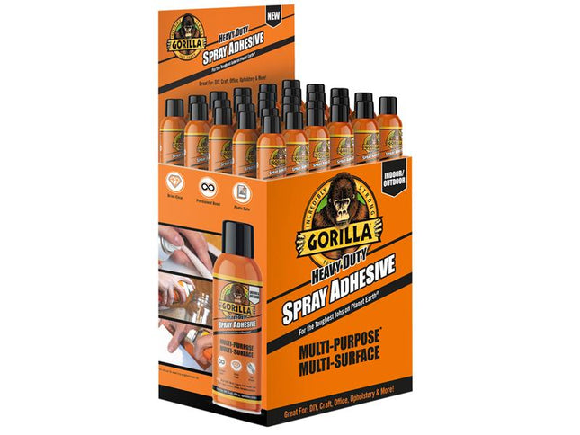 Gorilla Glue Heavy-Duty Spray Adhesive Display Cube