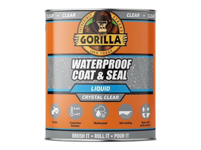 Gorilla Glue Gorilla Waterproof Coat & Seal Clear 473Ml