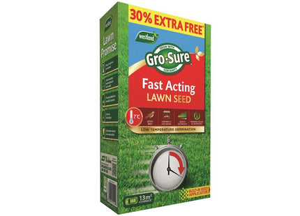 Gro-Sure Fast Acting Lawn Seed 10m2 + 30% Free