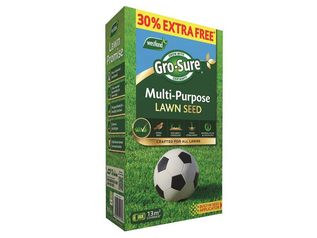 Gro-Sure Multi-Purpose Lawn Seed 10m2 + 30% Free