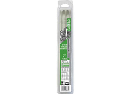 Gys Welding Stainless Steel Electrodes 316L 2.0mm (Pack 12)