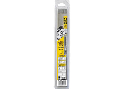 Gys Welding Rutile Electrodes Steel 2.5mm (Pack 11)