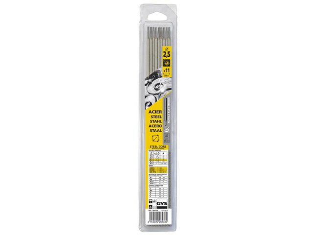 Gys Welding Rutile Electrodes Steel 2.5mm (Pack 11)