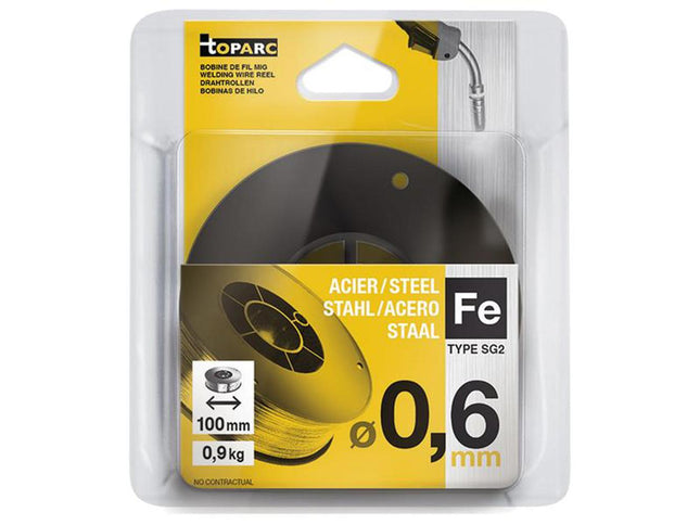 Gys Welding Mag Wire Reel Steel 0.6mm 0.9Kg