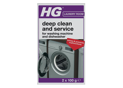 HG Deep Clean & Service for Washing Machines & Dishwashers 200g