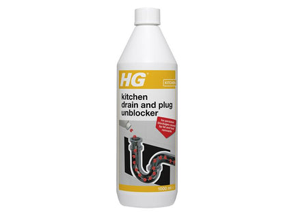 HG Kitchen Drain and Plug Unblocker 1 litre 