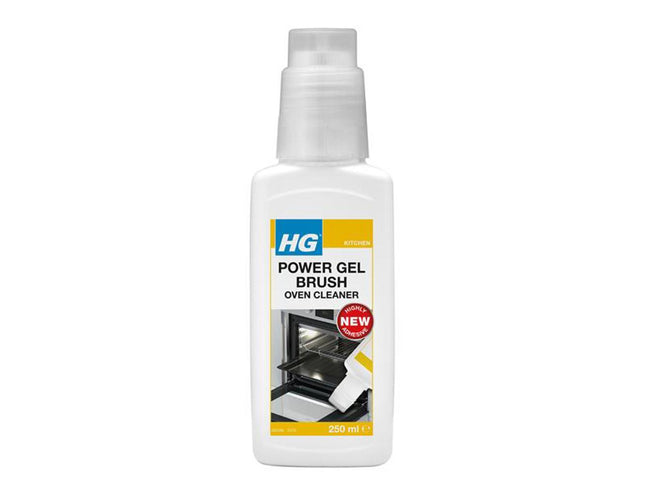 HG Power Gel Brush Oven Cleaner 250ml - 483025106 - Perfect for Tough Oven Cleaning