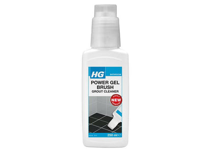 HG Power Gel Brush Grout Cleaner 250ml - 485025106 - Ideal for Grout Cleaning