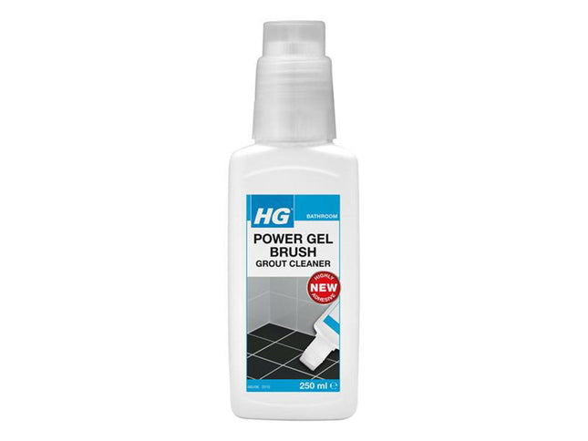 HG Power Gel Brush Grout Cleaner 250ml - 485025106 - Ideal for Grout Cleaning